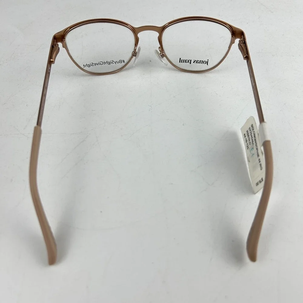 Jonas Paul 571012400 Unisex Kids Eyeglasses Frame Rose Gold Full Rim 44-16-125mm